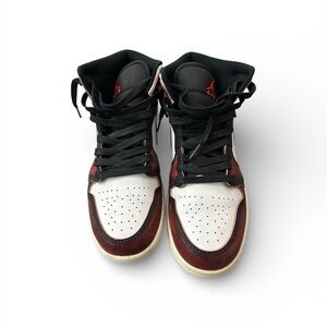 Jordan High-Top Sneakers - Red and White Worn few times . NO BOX